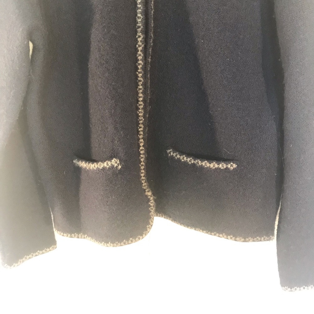 Vintage Karen Scott Pure Wool Cardigan - Picture 3 of 5